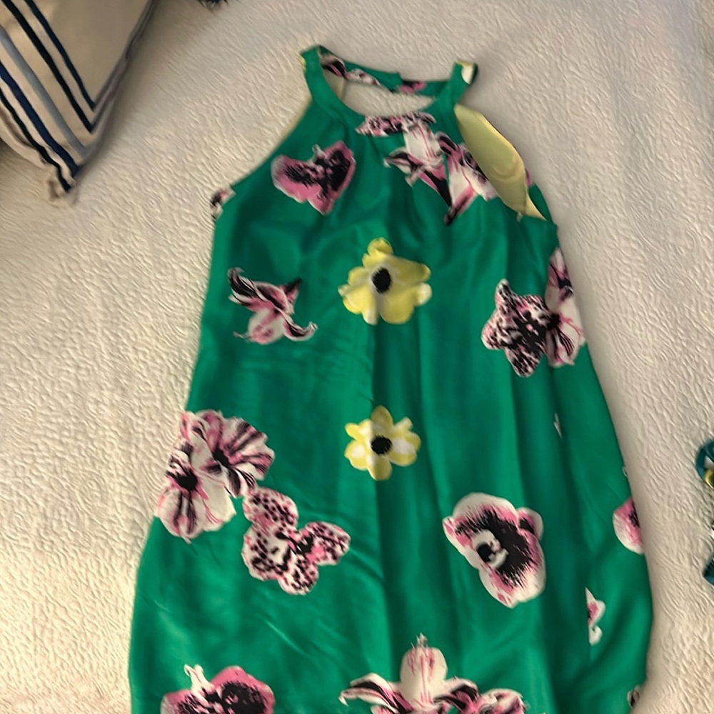J crew flower halter dress